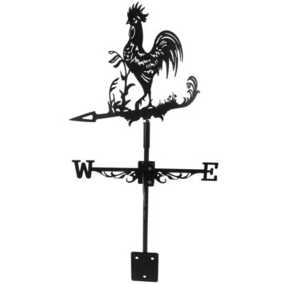 Weather Vanes Roof Mount Wind Weathervane Metal Direction Indicator Animal - Image 1 of 4