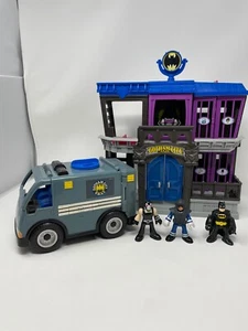 Imaginext DC Gotham City Jail & Swat Van Batman Fisher Price w/Batman & Bane - Picture 1 of 12