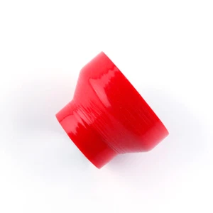 Red 3" to 3 1/4" 76mm-83mm Universal Straight Reducer Silicone Hose Coupler - Picture 1 of 2
