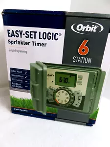 Orbit Easy-Set Logic Irrigatore Interno/Esterno Timer 6 stazioni 27896 - Foto 1 di 4