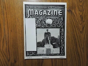UDC Daughters of Confederacy Magazine 1991 Dezember Spirit of Confederacy Statue - Bild 1 von 3