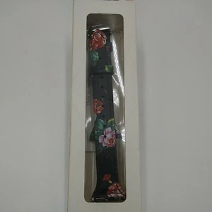 Apple Watch band 42mm Leather pink and red Floral Spring - Picture 1 of 4