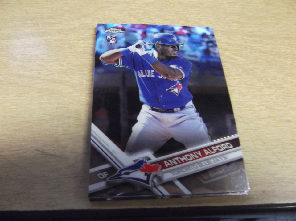 2017 TOPPS CHROME UPDATE #HMT93 ANTHONY ALFORD RC BLUE JAYS - Image 1 of 1