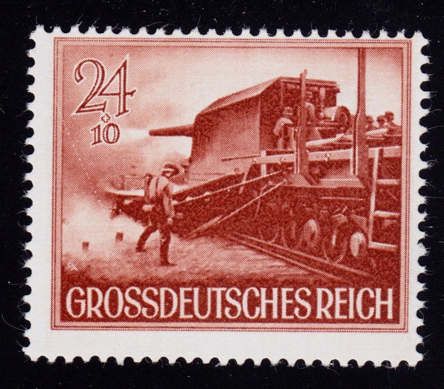 ALEMANIA SCOTT# B267 MNH ARTILLERÍA FERROVIARIA Foto 1 de 1