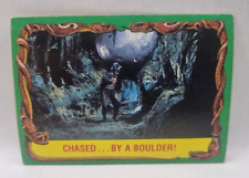 1981 Topps RAIDERS OF THE LOST ARK - Single Card  #12  Chased.. by a Boulder  GD