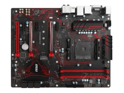 For MSI X370 GAMING PLUS motherboard X370 AM4 4*DDR4 64G DVI+HDMI ATX Tested ok - Image 1 of 4