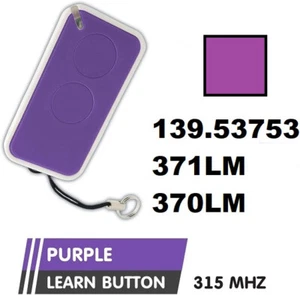 Chamberlian Replacement Garage Door Opener Mini Remote For Purple Learn Button - Picture 1 of 3