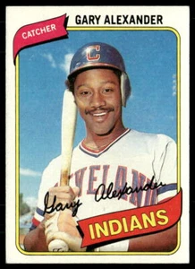 Gary Alexander 1980 Topps #141 Cleveland Indians Baseball Card - Imagen 1 de 2
