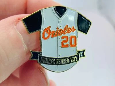 MLB Baltimore ORIOLES #20 Retired 1972 Vintage Gold Tack Pin V-5441 - Image 1 of 3