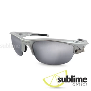 Metallic Silver Mirror Polarized Replacement lenses - Oakley Fast Jacket OO9097 - Bild 1 von 5