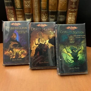 DragonLance: Complete Stonetellers Trilogy Set, Jean Rabe, First Edition D&D Lot - Bild 1 von 9