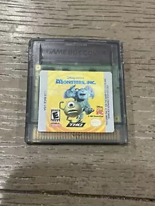 Monsters, Inc. (Nintendo Gameboy Color, 2001) Cartridge Only - Picture 1 of 2