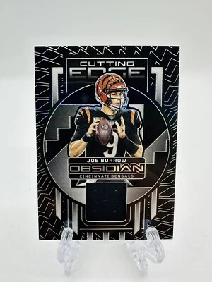 2023 Panini Obsidian Joe Burrow Cutting Edge Patch/199 - Image 1 of 2