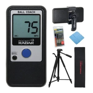 Pocket Radar Ball Coach Pro Level Speed Training Tool and Radar Gun Bundle - Picture 1 of 9
