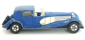 1978 Tomica Bugatti Coupe de Ville Die-Cast Car Blue 1:80 Made in Japan #F46 - Picture 1 of 5