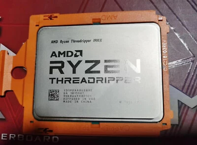 AMD Ryzen Threadripper 1900x CPU processor 3.80 GHz 8-core 16-thread tr4 x399 - Image 1 of 2