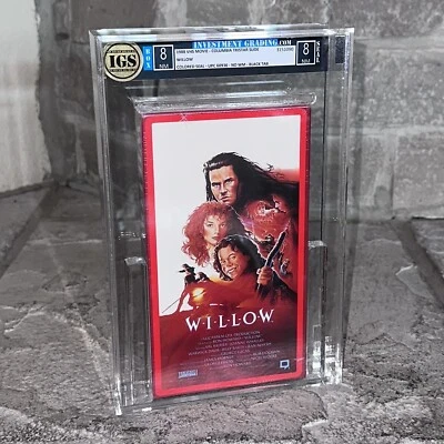 New Willow VHS Tape 1988 Sealed Early Red Box Release IGS 8/8 - Image 1 of 3