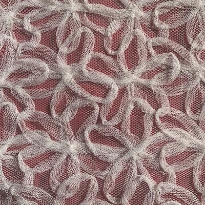 "Aplique de malla crema tela de polietileno 51x18,5""" Foto 1 de 4