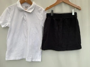 Girls Sports School Wear Polo Shirt Skort Age 8 TU - Picture 1 of 5