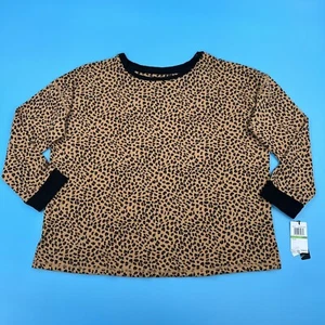 Pigiama donna Donna Karan taglia:LARGE top colore:STAMPA ANIMALIER MARRONE - Foto 1 di 6