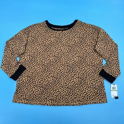 Ropa de dormir Donna Karan para mujer talla: GRANDE color: PRESIÓN ANIMAL MARRÓN Foto 1 de 4