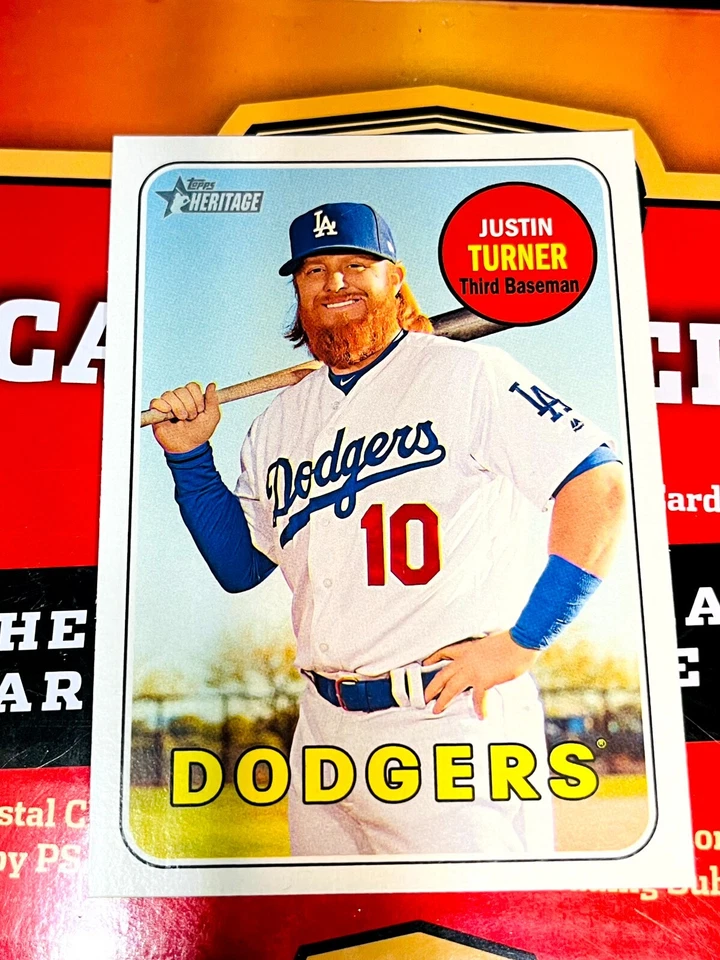 2018 Topps Heritage - Justin Turner #312 - Image 1 of 1