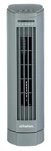 Mini ventilador de torre Schallen GRIS eléctrico de refrigeración por aire oscilación silenciosa con temporizador - Imagen 1 de 10