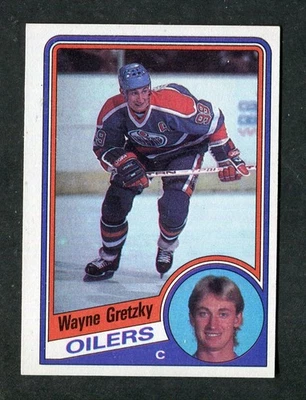 Tarjeta de hockey Wayne Gretzky Edmonton Oilers Team Captain NHL 1981-82 Topps #51 Foto 1 de 2