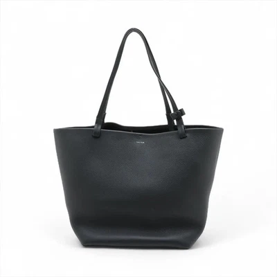 Bolso de Mano The Row Park Tres Cuero Negro Foto 1 de 4