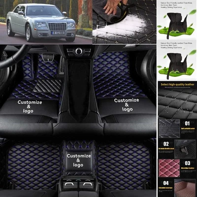 For Chrysler 300 Car Floor Mats Luxury Waterproof Liners Carpets Cargo Custom Foto 1 de 4
