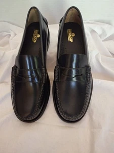 Gorgeous Dark Navy Sebago Classic Leather Loafers For Women Size EU 41 US 10 - Picture 1 of 5