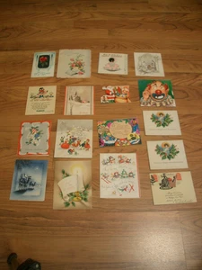 Vintage Christmas & Mixed Greeting Card Lot 1920-1930s - Picture 1 of 10