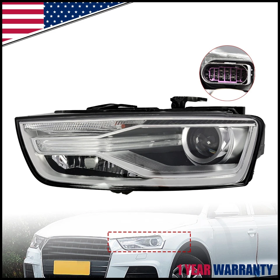 For 2016-18 Audi Q3 HID/Xenon Headlight Headlamp Assy Composite Driver Left Side — 第 1/4 张图片
