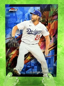 Clayton Kershaw /200 Blue - 2024 Topps Finest #55 Common Los Angeles Dodgers - Picture 1 of 11