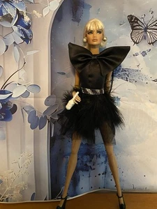 New Black Satin Dress, Accessories, Free Gift ๐ - Picture 1 of 11