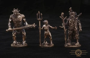 YOTA ROYAL Bronze Miniatur Figur 40mm - König David IV von Georgia SIE WÄHLEN - Bild 1 von 9