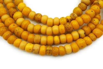 Cuentas tribales antiguas naranja padre alemán 8-9 mm (2491A528) vintage Foto 1 de 4