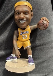LeBron James Los Angeles Lakers Bobblehead NBA NUOVO imballato in scatola - Foto 1 di 3