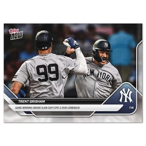 MLB Topps Now #441 2025 Trent Grisham New York Yankees - PREVENTA - Imagen 1 de 1