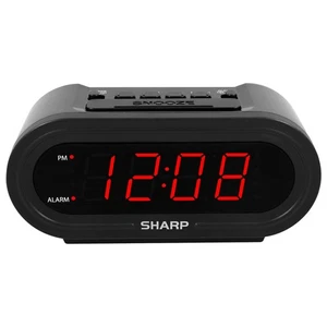 Digital Alarm with AccuSet - Automatic Smart Clock, Never Needs Setting - Gre... - Picture 1 of 6