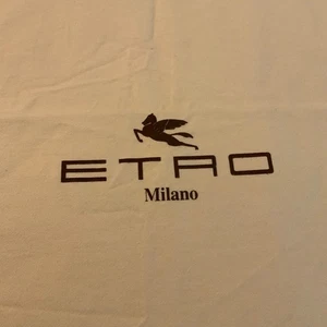 Authentischer Etro Milano Staubbeutel Handtasche Schuhe Hemd Reise Aufbewahrung 19x19" khaki - Bild 1 von 7
