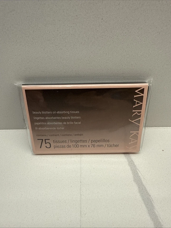 New & Sealed Mary Kay Beauty Blotters Oil-absorbing Tissues 75 Sheets - Image 1 of 1