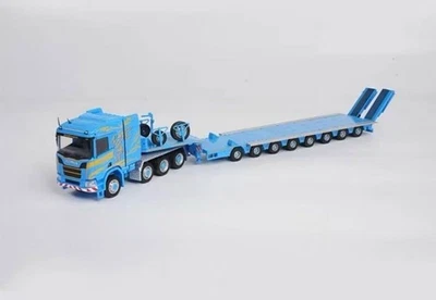 1/64 SCANIA R650 8x4 + 8 assi semi basso rimorchio Scania rimorchio pesante - Immagine 1 di 4