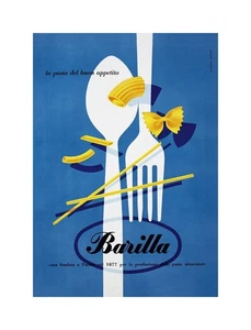 Manifesto originale pubblicitario - Pasta Barilla - Picture 1 of 2