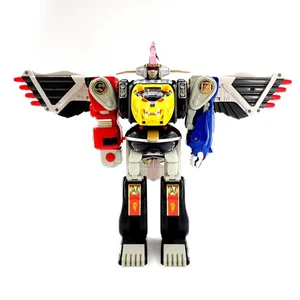 Vtg Power Rangers Deluxe Ninja Megazord w/ Falconzord Bandai Incomplete *READ* - Picture 1 of 16