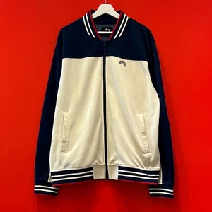 STUSSY TRACK JACKET NAVY - Foto 1 di 2