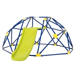 Cúpula de escalada para niños con tobogán y cojín suave para diversión al aire libre - Imagen 1 de 12