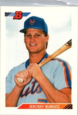 1992 Bowman #189 Jeromy Burnitz - Image 1 of 2