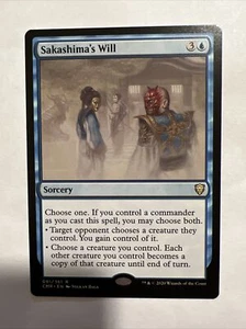 MTG Sakashima's Will Commander Legends 091/361 Regular Rare - Picture 1 of 2