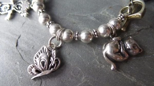 Dije Mariposa Gato Dije Corazón Dije Niñas DIJES PULSERA Plata de Ley 925 - Imagen 1 de 6